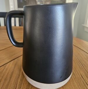 Hearth & Hand By Magnolia Black Stoneware Pitcher